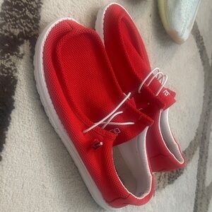 Hey Dude Red Men's Shoes